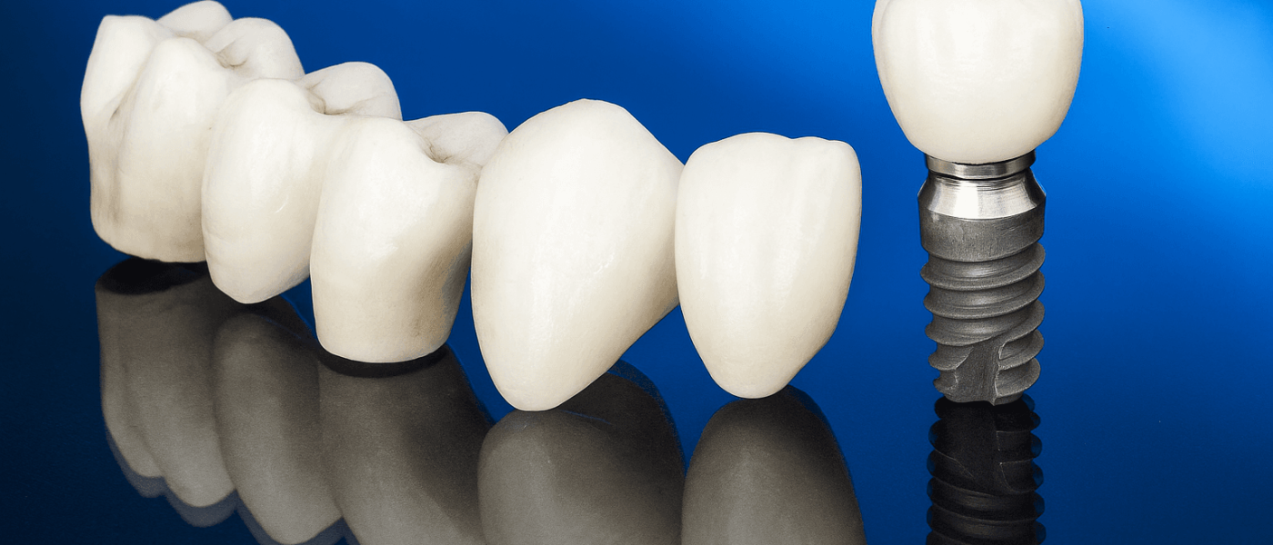 bridge dentaire ou implant dentaire en Algérie, choix, différences, guide complet